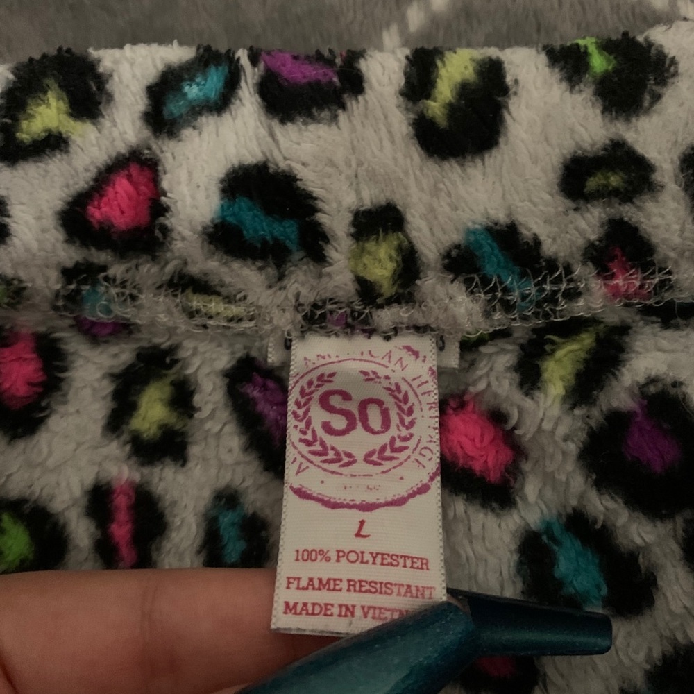SO Cheetah Print Pajama Pants